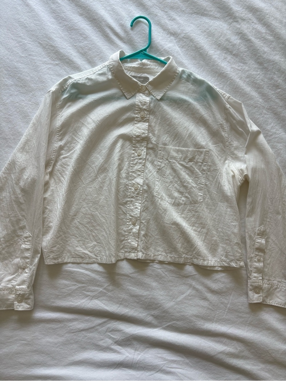 Everlane THE WAY-SHORT SHIRT IN SILKY COTTON